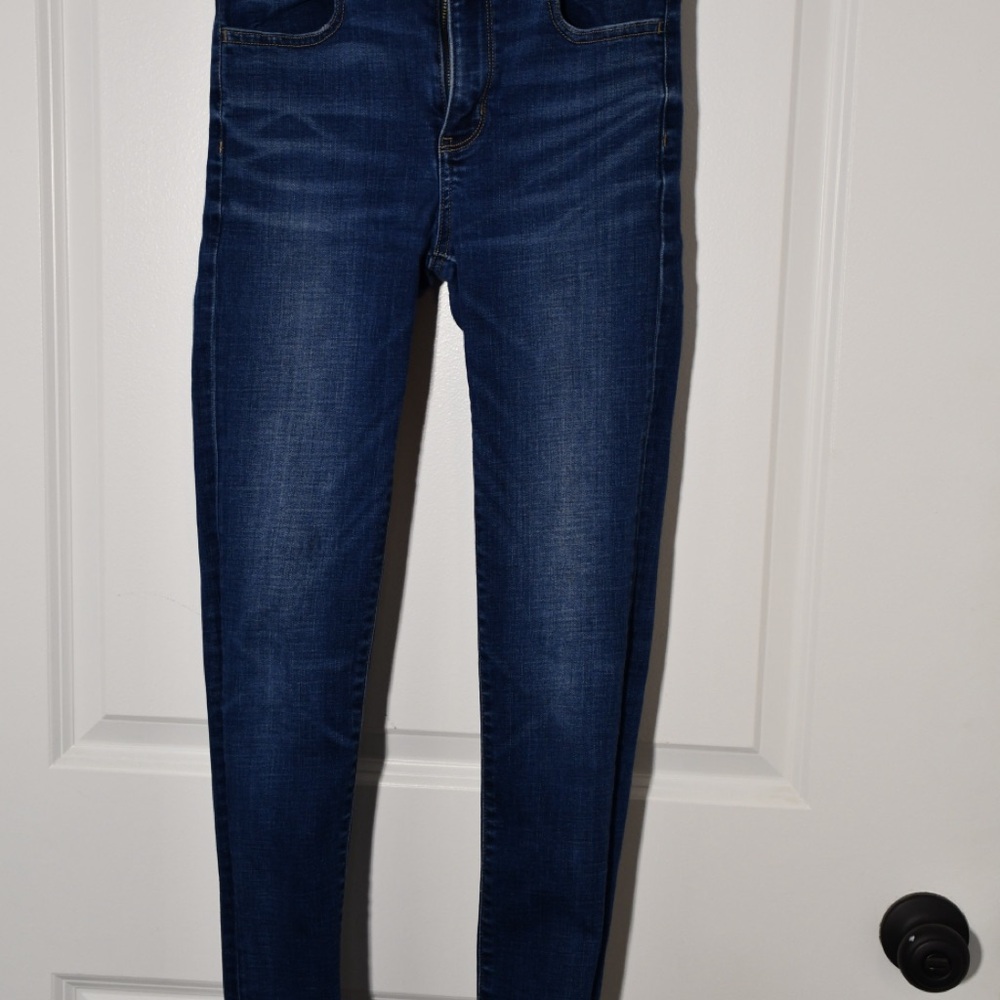 American Eagle Outfitters Dark Blue Skinny Jeans